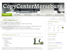 Tablet Screenshot of copycenter-merseburg.com